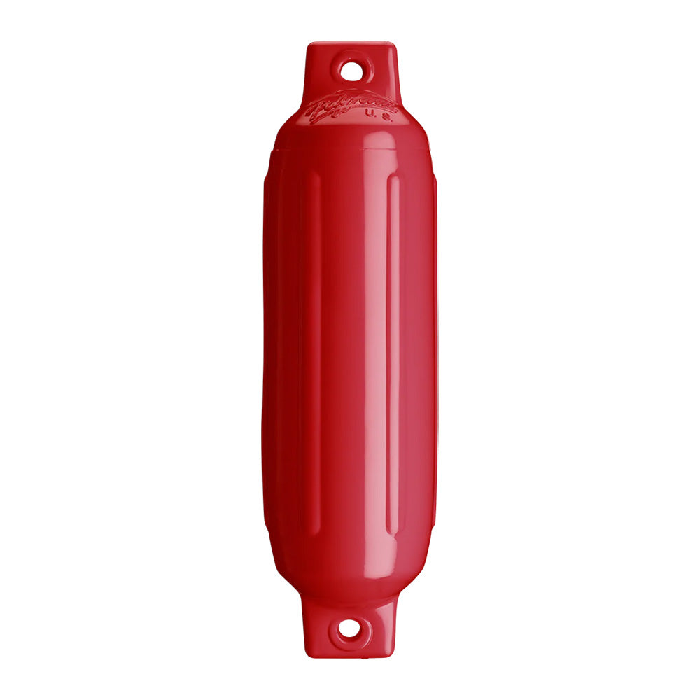 Polyform G-1 Twin Eye Fender 3.5in x 12.8in - Classic Red