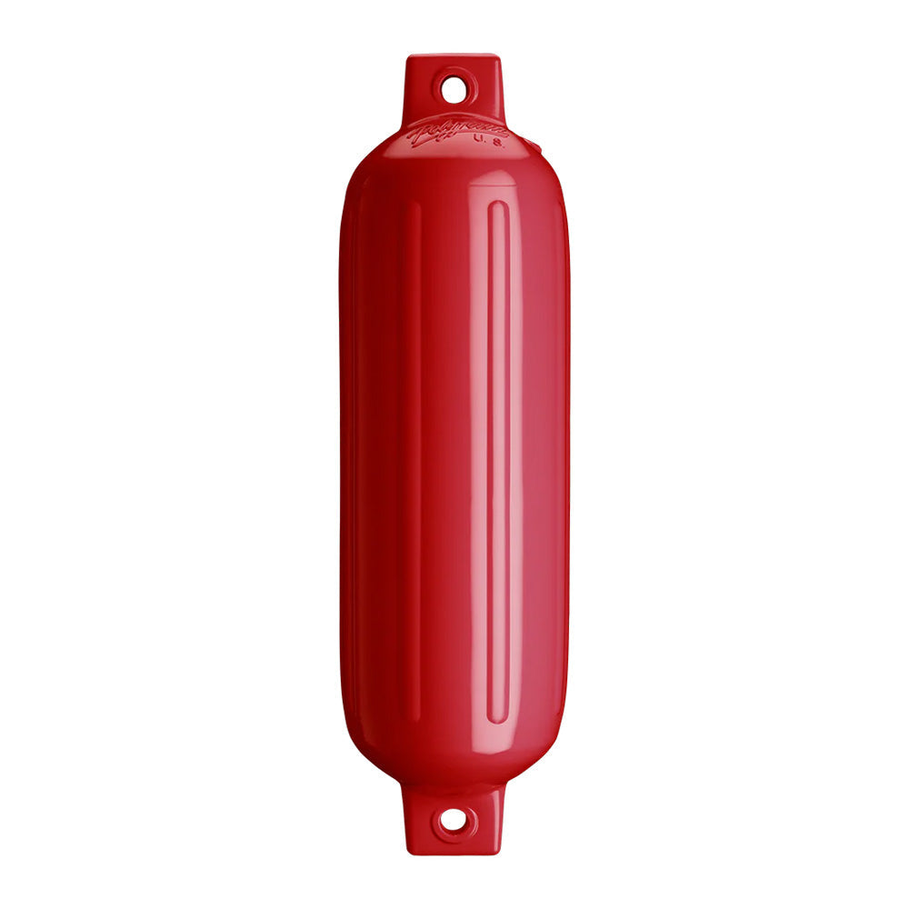 Polyform G-4 Twin Eye Fender 6.5in x 22in - Classic Red