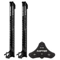 Minn Kota Raptor Bundle Pair - 10ft Black Shallow Water Anchors with Active Anchoring and Footswitch Included