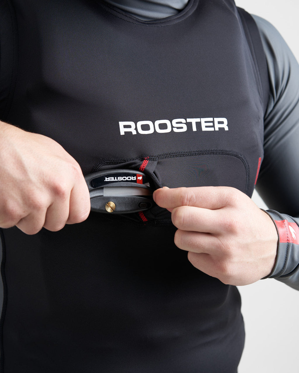 Rooster Pro Compression Bib for Harness with Safety Knife Pocket