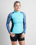 Rooster Womens Rash Top-Long Sleeved