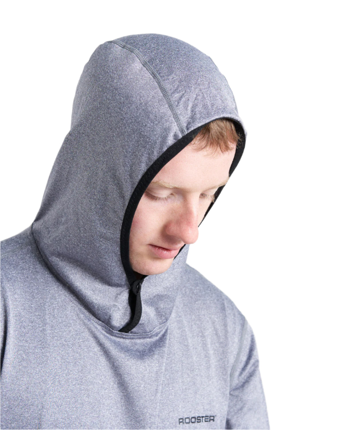Rooster Hooded Quick Dry UVF 50+ Tech T-Shirt Long Sleeved