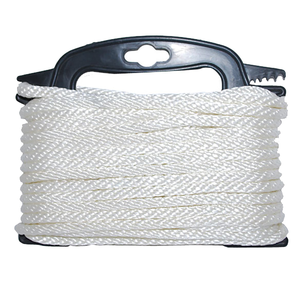 Attwood Braided Nylon Rope - 3/16in x 100ft - White