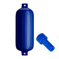 Polyform G-6 Twin Eye Fender 11in x 30in - Cobalt Blue with Adapter