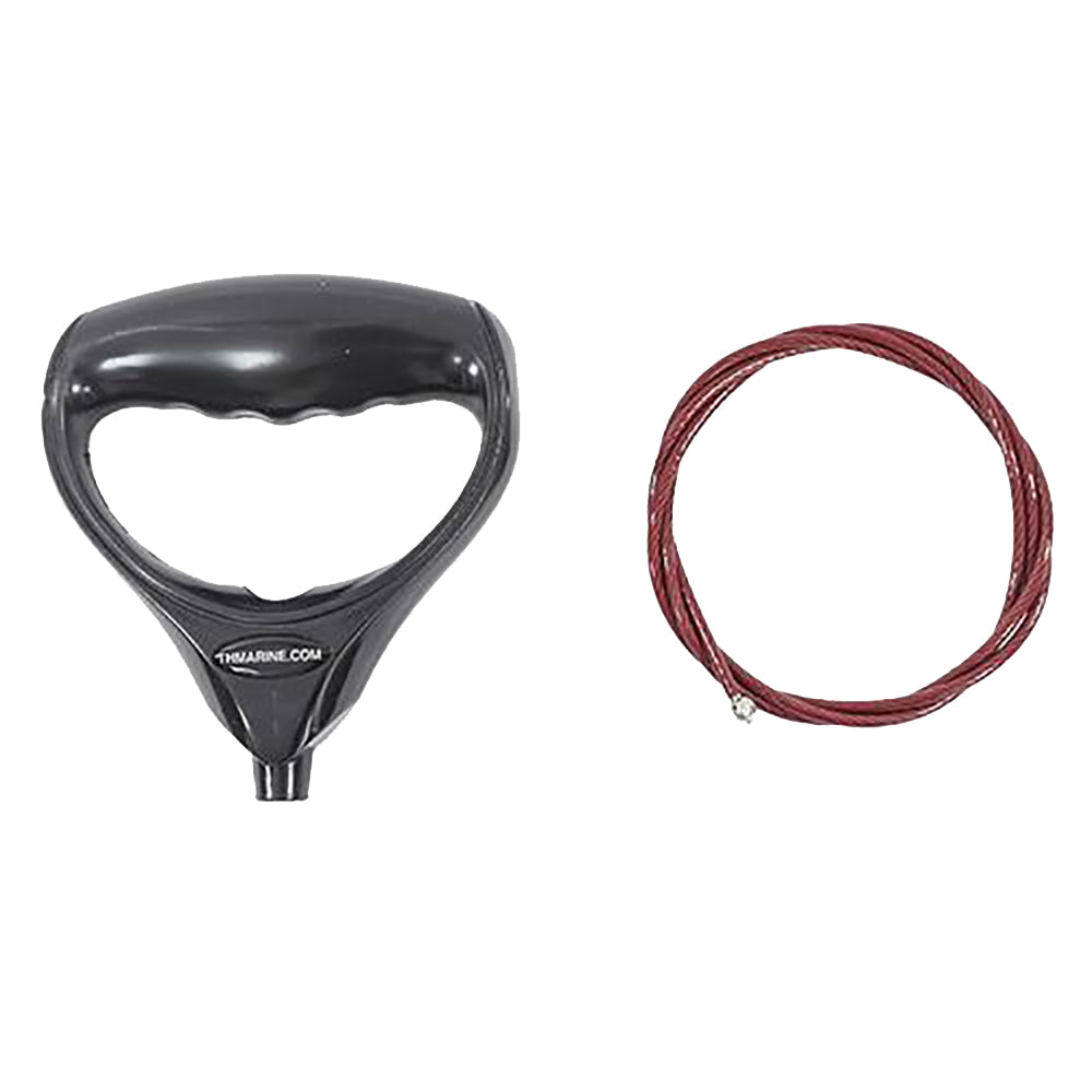 T-H Marine G-Force Trolling Motor Handle and Cable - Black