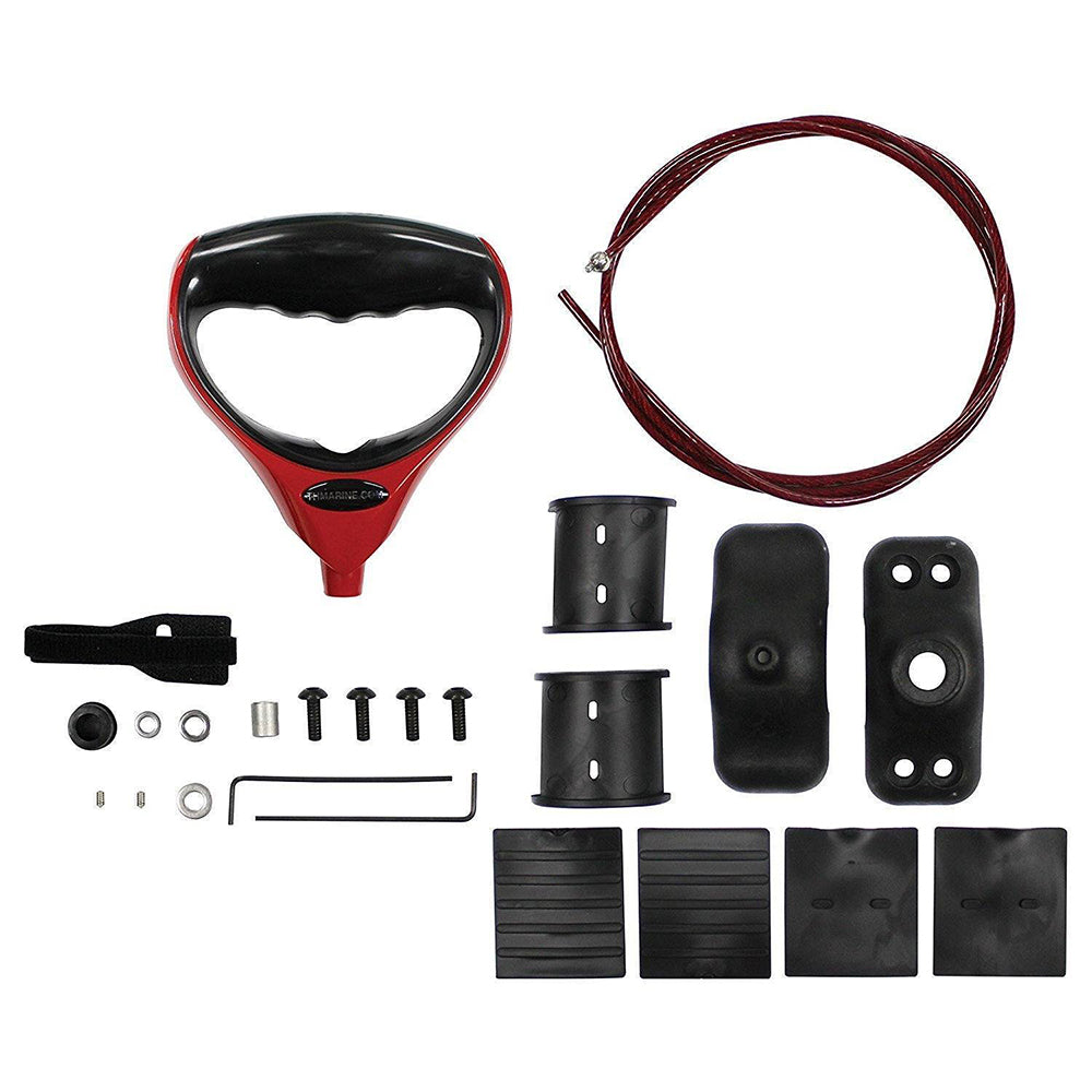 T-H Marine G-Force Trolling Motor Handle and Cable with Trolling Motor Clamp - Red