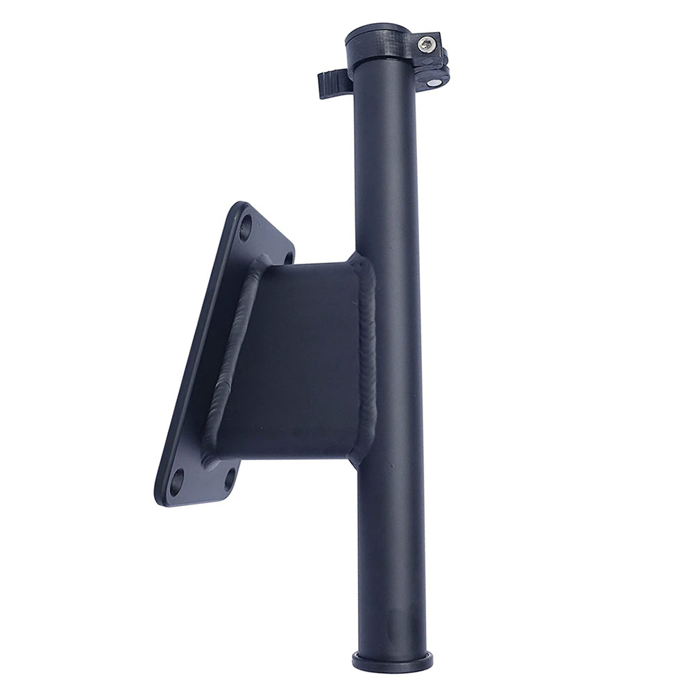 Panther 2.5in Set Back Transom Mount Bracket - Black - Powder Coat