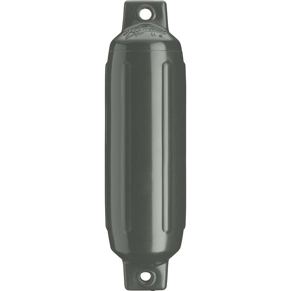 Polyform G-2 Twin Eye Fender 4.5in x 15.5in - Graphite