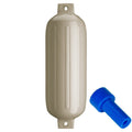 Polyform G-5 Twin Eye Fender 8.8in x 26.8in - Sand with Adapter