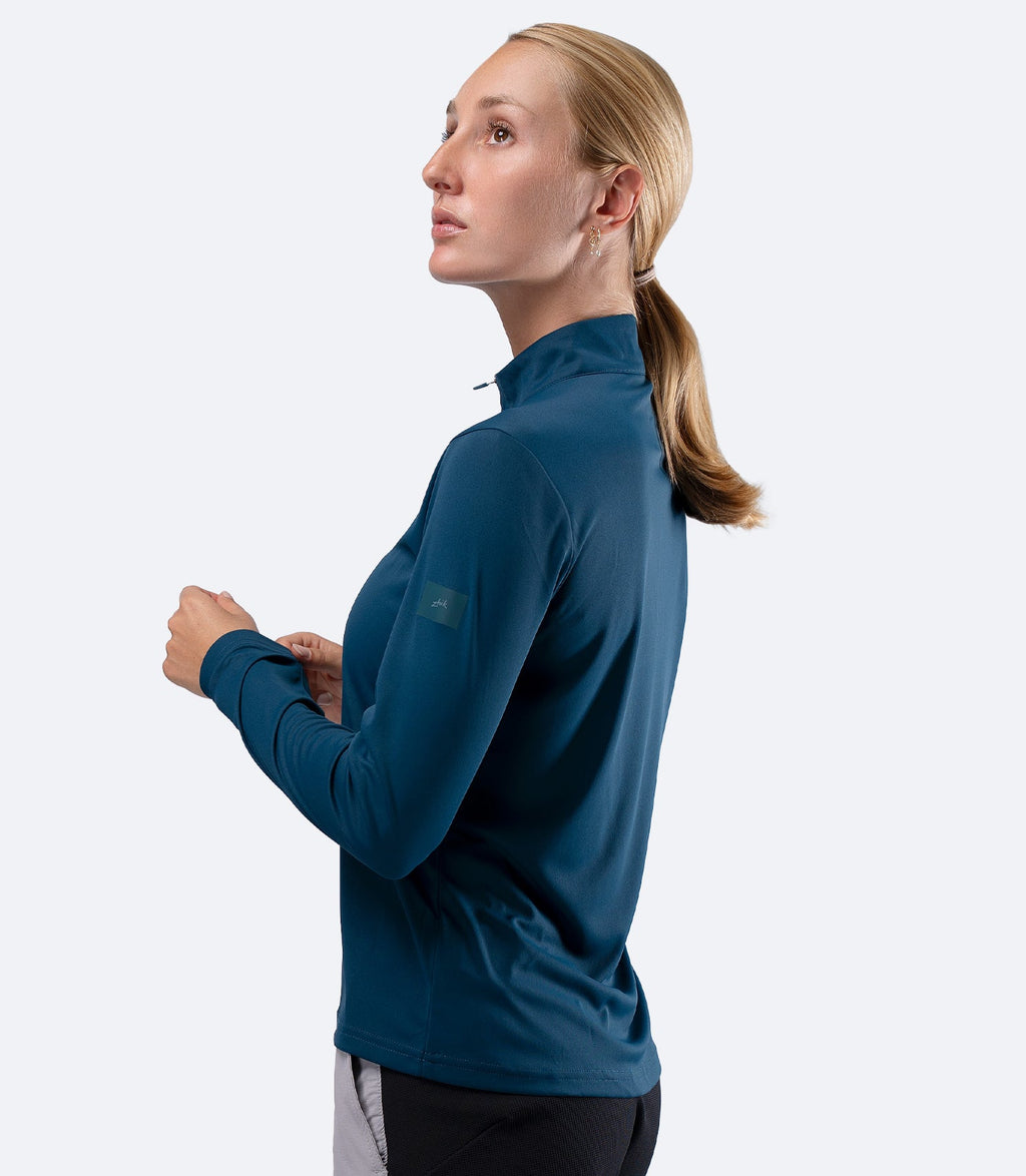 Zhik UVActive 1/4 Zip Long Sleeve Womens Top