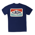 Almond Fin Box Tee | Navy