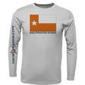 Burnt Orange Texas Long Sleeve UPF 50+ Dry-Fit Shirt