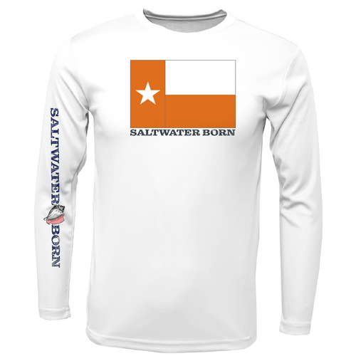 Burnt Orange Texas Long Sleeve UPF 50+ Dry-Fit Shirt
