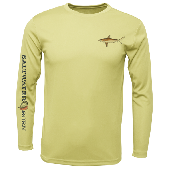 Clean Blacktip Long Sleeve UPF 50+ Dry-Fit Shirt