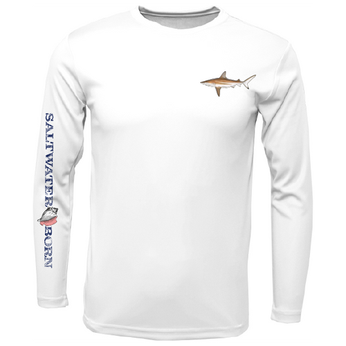 Clean Blacktip Long Sleeve UPF 50+ Dry-Fit Shirt