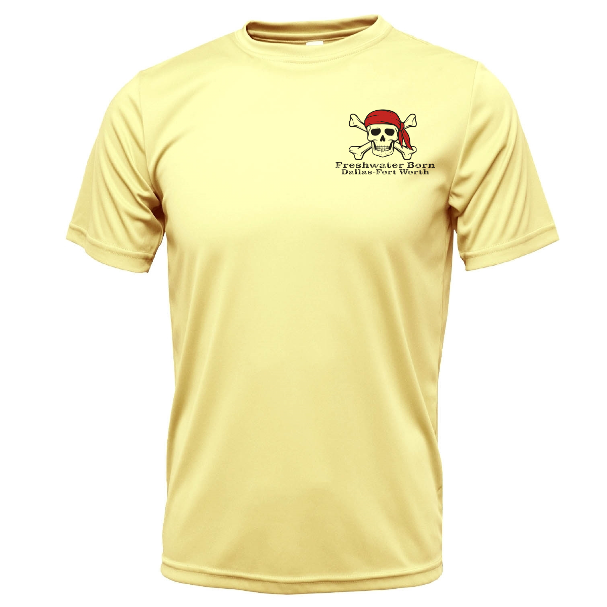 DFW, TX Freshwater Born "Surrender The Booty" Men's Short Sleeve UPF 50+ Dry-Fit Shirt