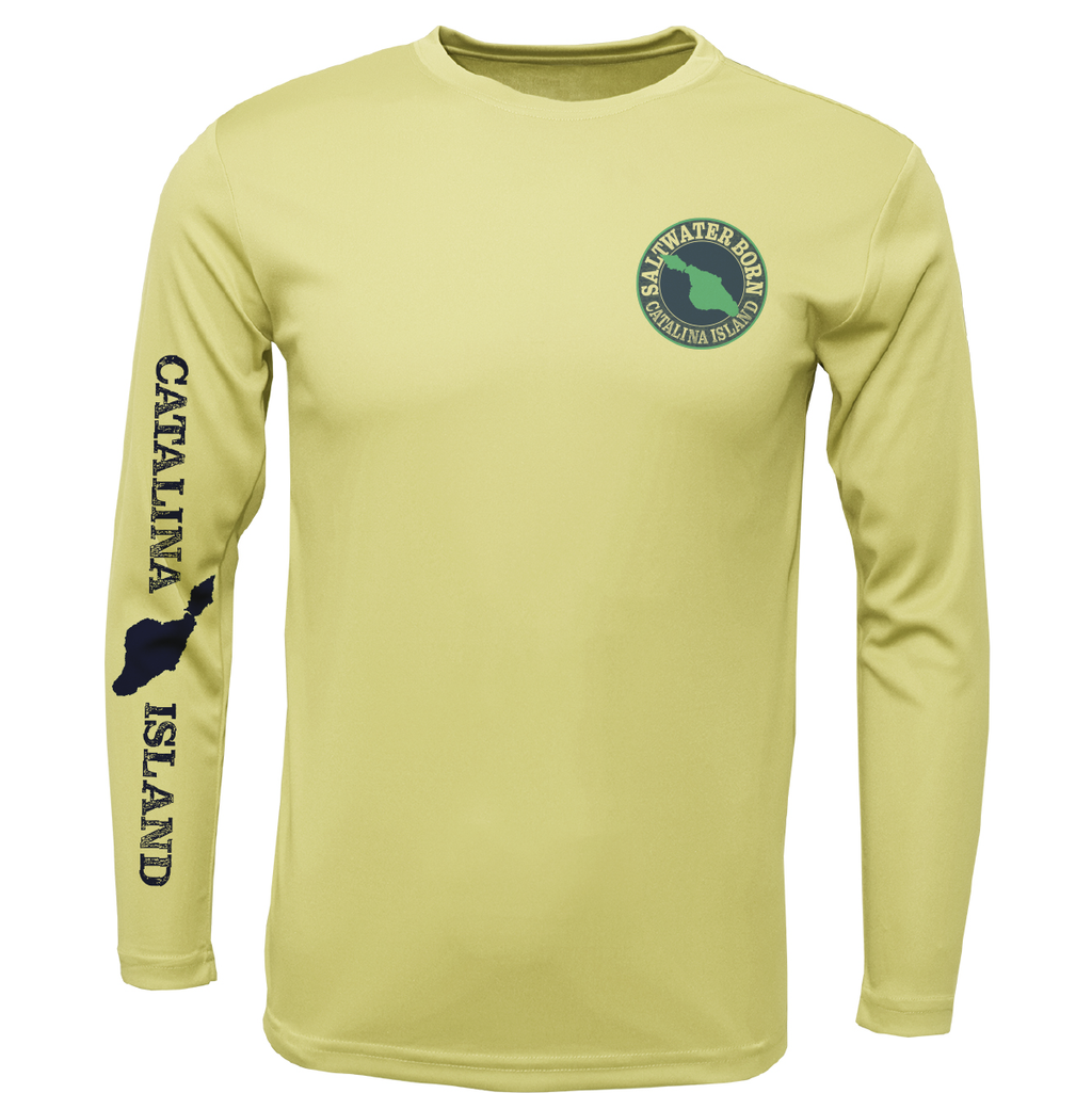Catalina Island Blue Marlin Long Sleeve UPF 50+ Dry-Fit Shirt