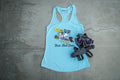 Womens Torpedo Racerback Tank Cancun Blue