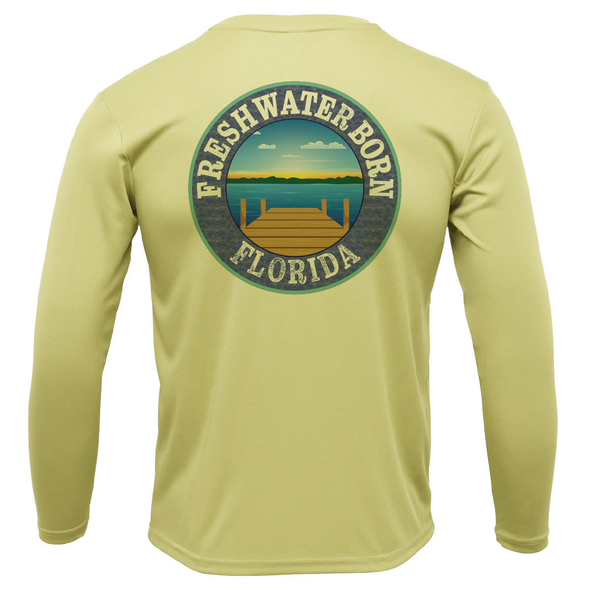 UCF Black and Gold Freshwater Born Girl's Long Sleeve UPF 50+ Dry-Fit Shirt