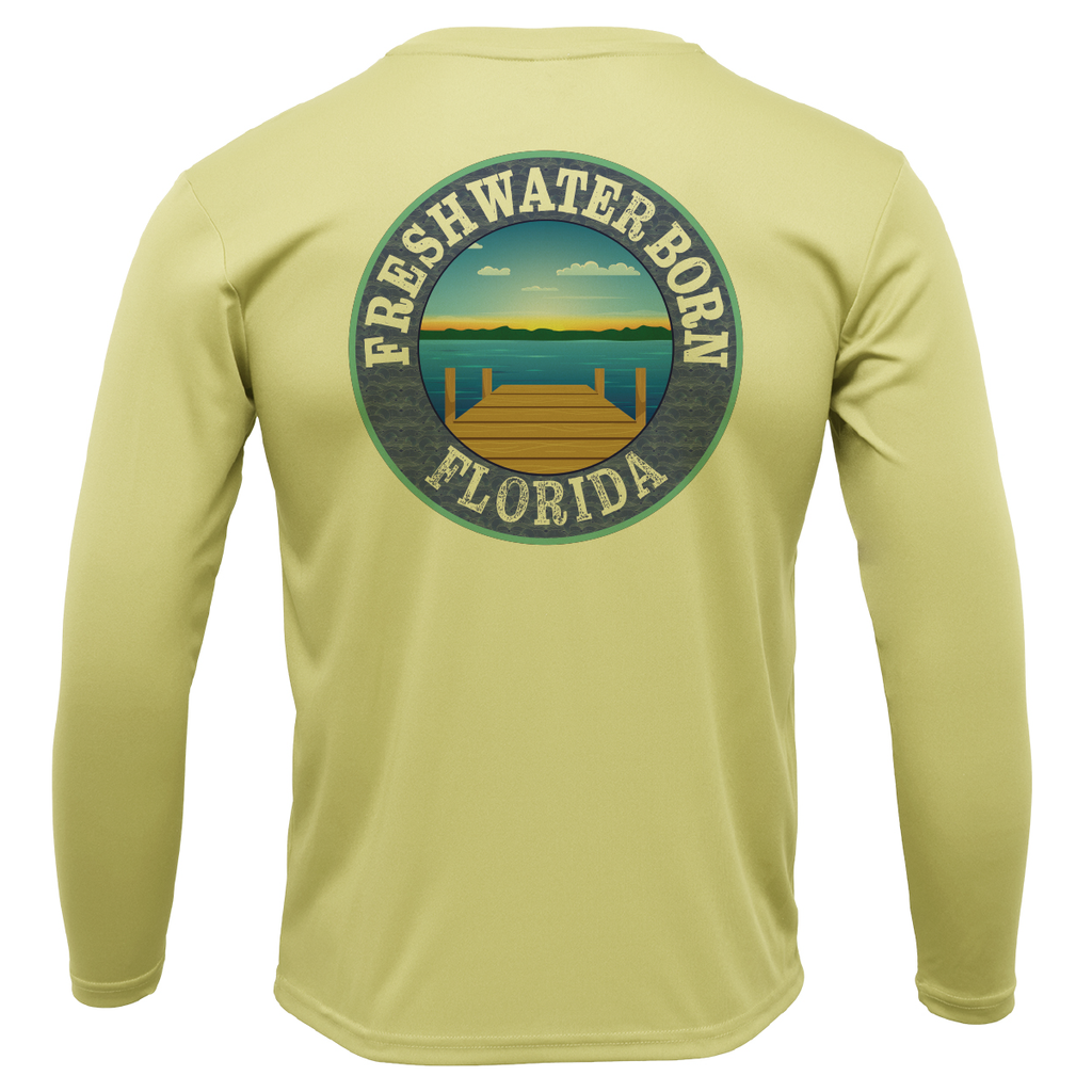 Florida Diver Freshwater Born Girl's Long Sleeve UPF 50+ Dry-Fit Shirt