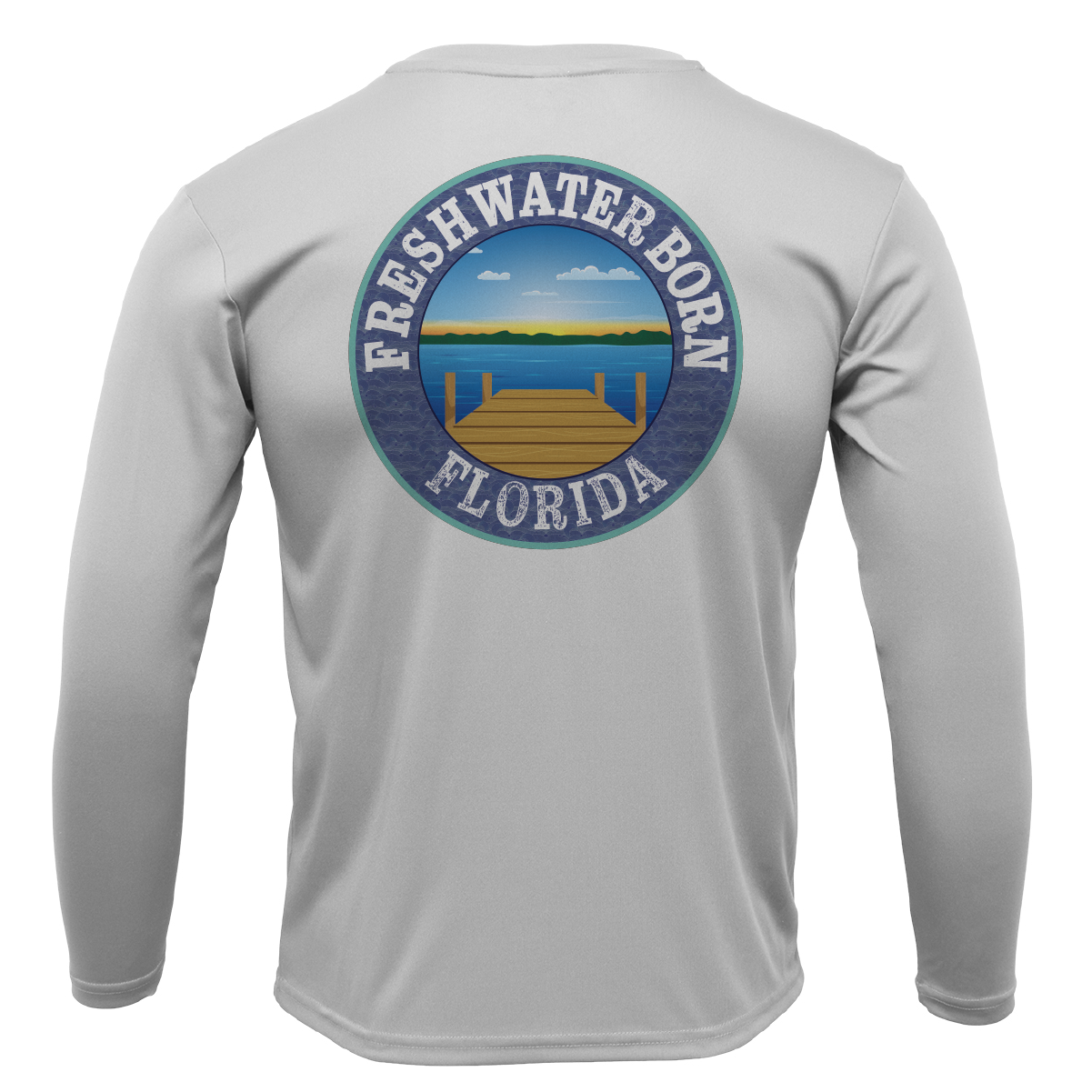 Florida Diver Freshwater Born Girl's Long Sleeve UPF 50+ Dry-Fit Shirt
