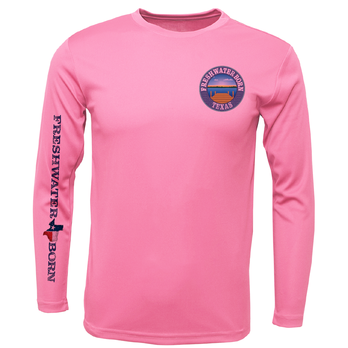 Austin Freshwater Born Girl's Long Sleeve UPF 50+ Dry-Fit Shirt