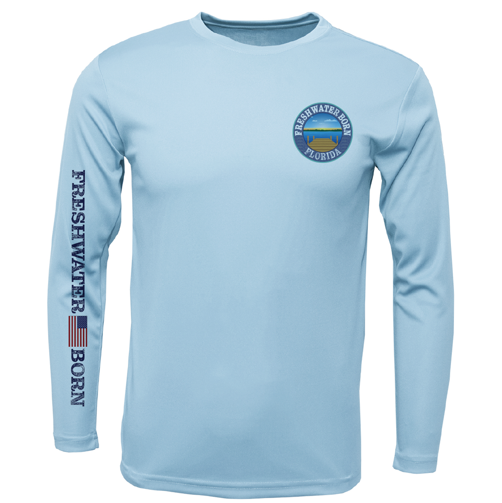 Florida Freshwater Born "All For Rum and Rum For All" Girl's Long Sleeve UPF 50+ Dry-Fit Shirt