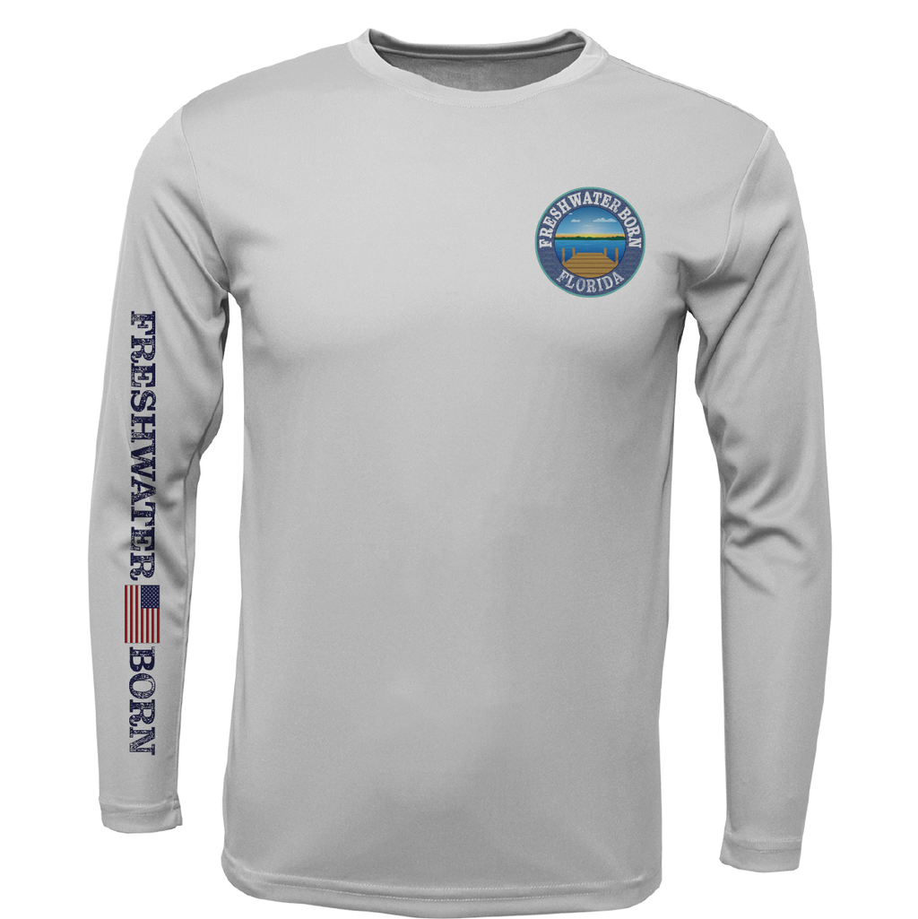 Florida Freshwater Born "All For Rum and Rum For All" Boy's Long Sleeve UPF 50+ Dry-Fit Shirt