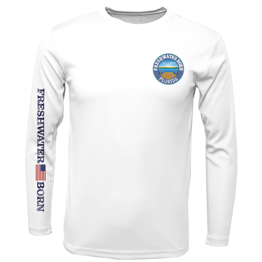 Florida Freshwater Born Kraken Men's Long Sleeve UPF 50+ Dry-Fit Shirt