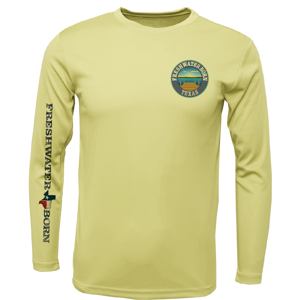Fort Worth Freshwater Born Men's Long Sleeve UPF 50+ Dry-Fit Shirt