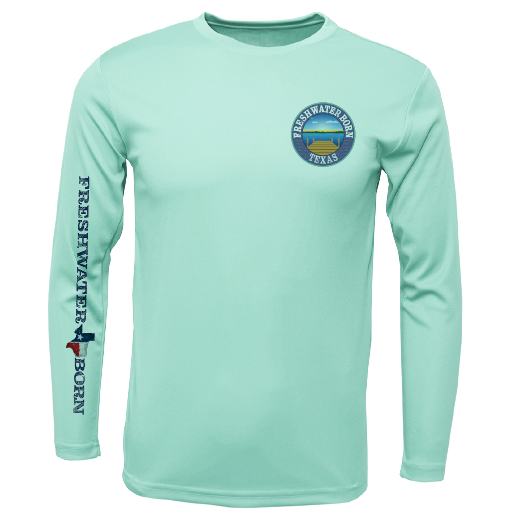 State of Texas Freshwater Born Boy's Long Sleeve UPF 50+ Dry-Fit Shirt