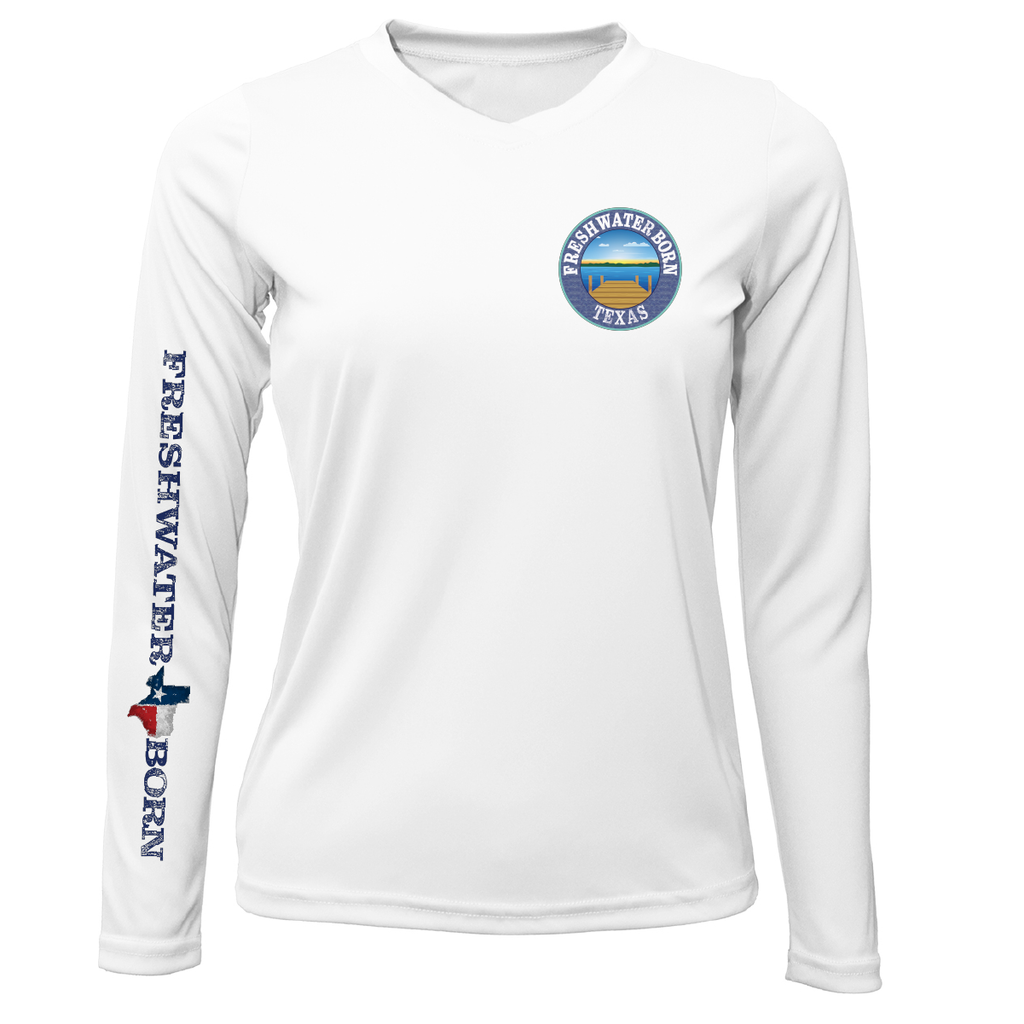 State of Texas Freshwater Born Women's Long Sleeve UPF 50+ Dry-Fit Shirt