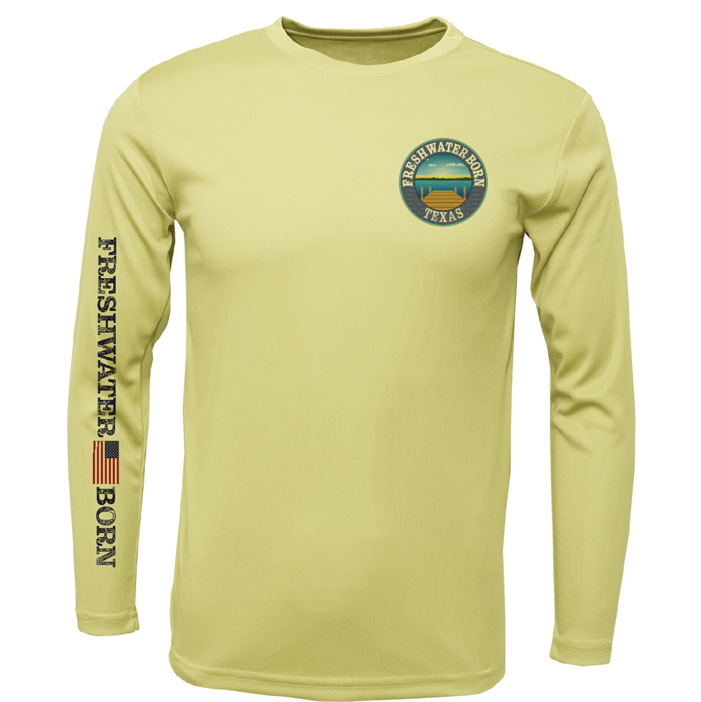 Texas Freshwater Born "All For Rum and Rum For All" Girl's Long Sleeve UPF 50+ Dry-Fit Shirt