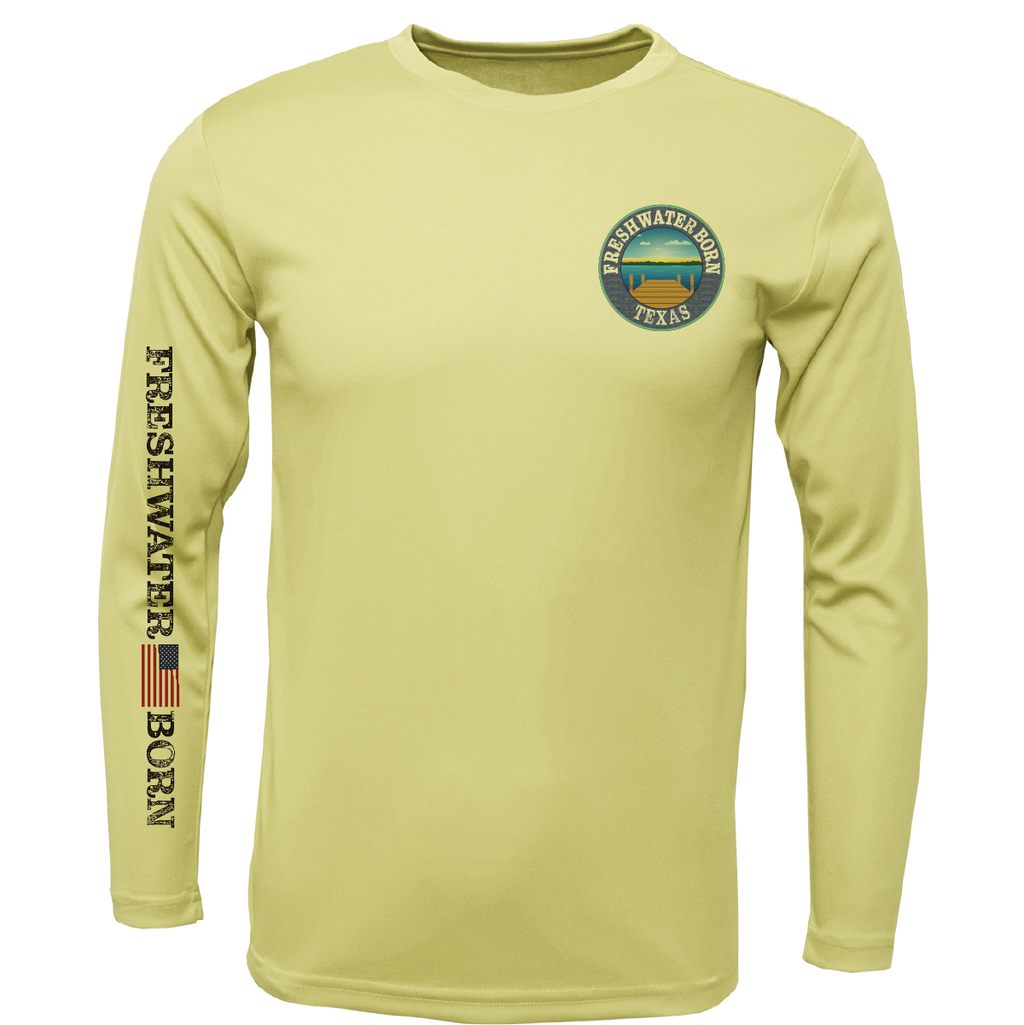 Texas Freshwater Born "Surrender The Booty" Boy's Long Sleeve UPF 50+ Dry-Fit Shirt