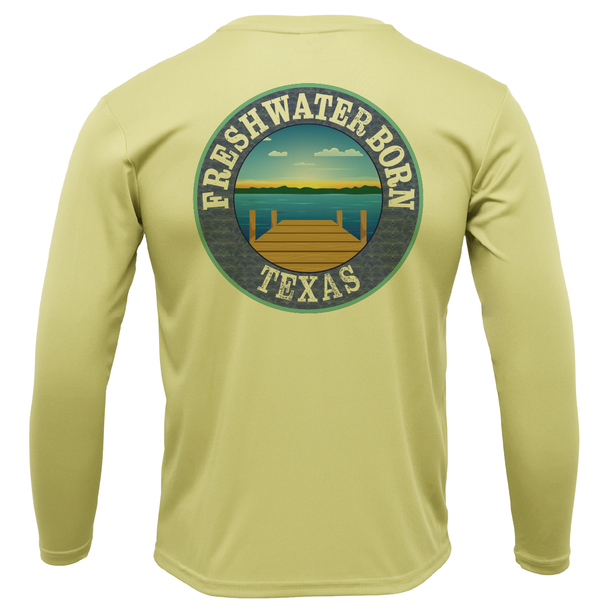 Baylor Edition Freshwater Born Boy's Long Sleeve UPF 50+ Dry-Fit Shirt