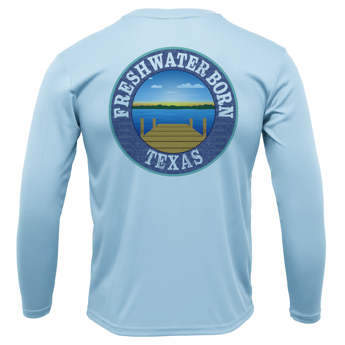 Baylor Edition Freshwater Born Boy's Long Sleeve UPF 50+ Dry-Fit Shirt