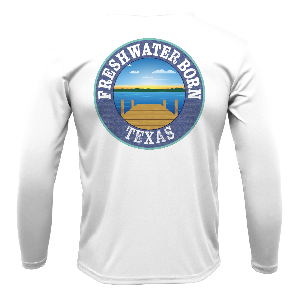 Baylor Edition Freshwater Born Boy's Long Sleeve UPF 50+ Dry-Fit Shirt