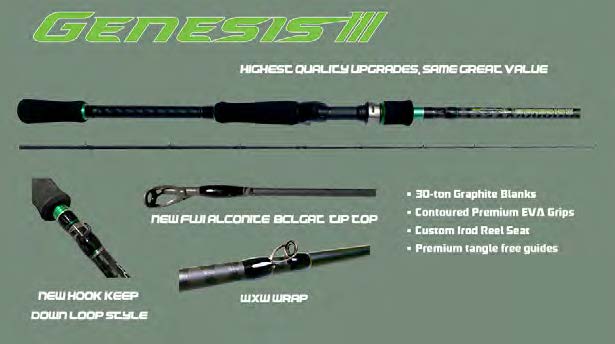 Genesis III Spinning Rods