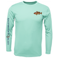 Grouper on Chest Long Sleeve UPF 50+ Dry-Fit Shirt