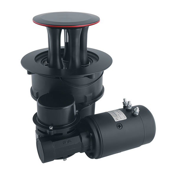 Harken 600 CLR Electric AL Mooring Horizontal Winch with 12V Dual Function Control Box
