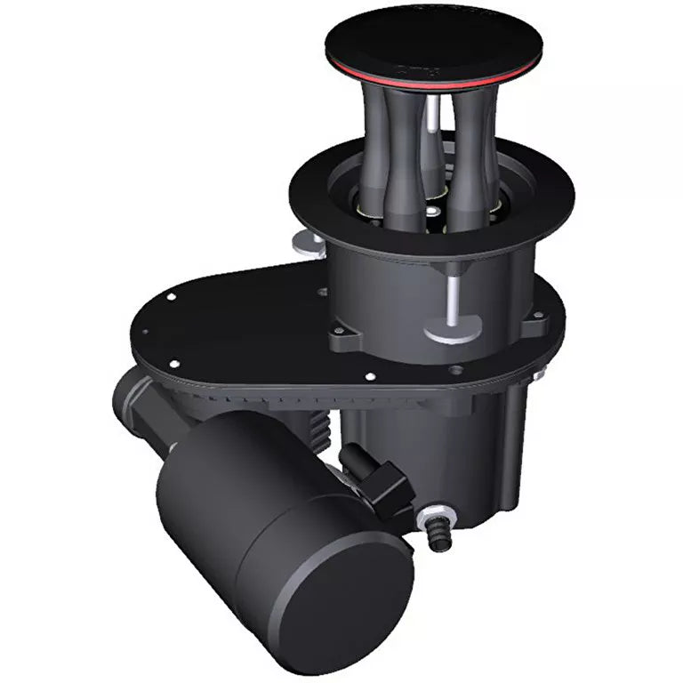 Harken 600 CLR Electric AL Mooring Horizontal Left Mount Winch With 24V Dual Function Control Box