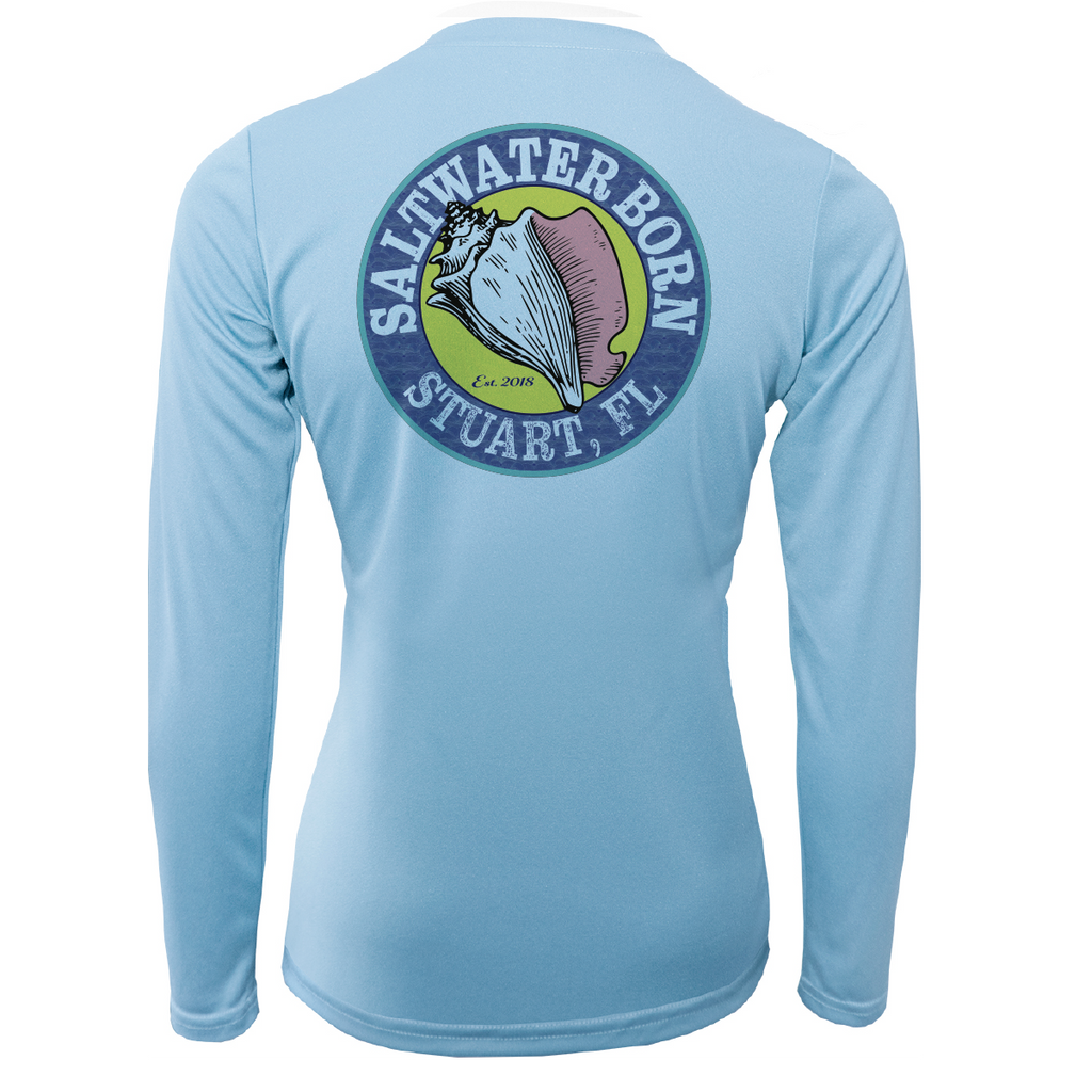 Stuart "Saltwater Hair...Don't Care" Long Sleeve UPF 50+ Dry-Fit Shirt