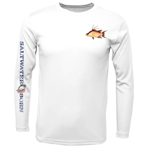 Clean Hogfish Long Sleeve UPF 50+ Dry-Fit Shirt