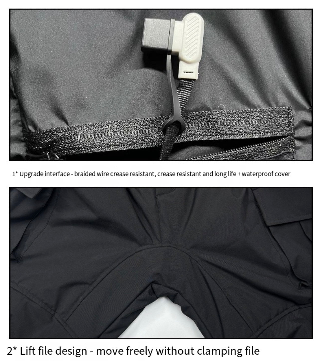 LITEGUEST 18-Zone Heated Pants for Extreme Cold Riding & Skiing