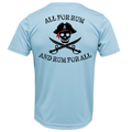 Tarpon Springs, FL "All For Rum and Rum For All" Men's Short Sleeve UPF 50+ Dry-Fit Shirt