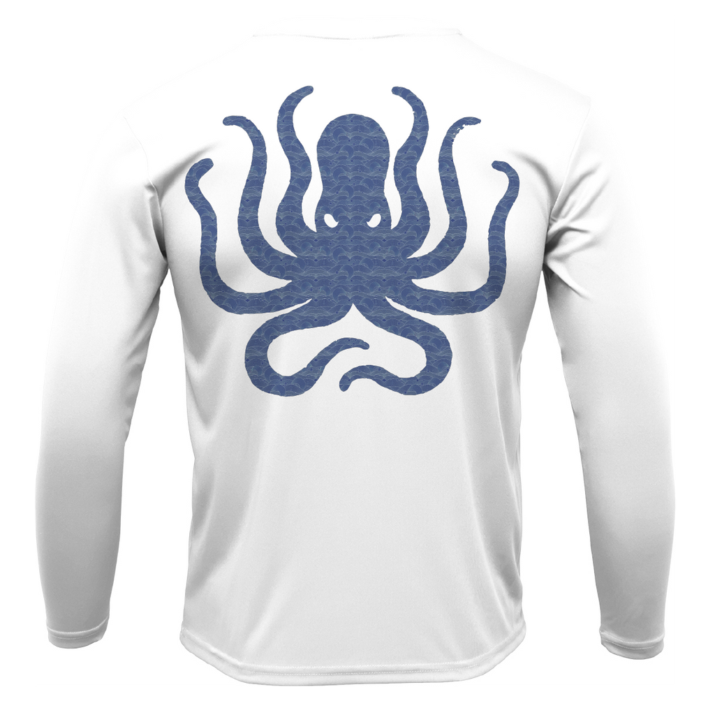 Catalina Island, CA Kraken Men's Long Sleeve UPF 50+ Dry-Fit Shirt