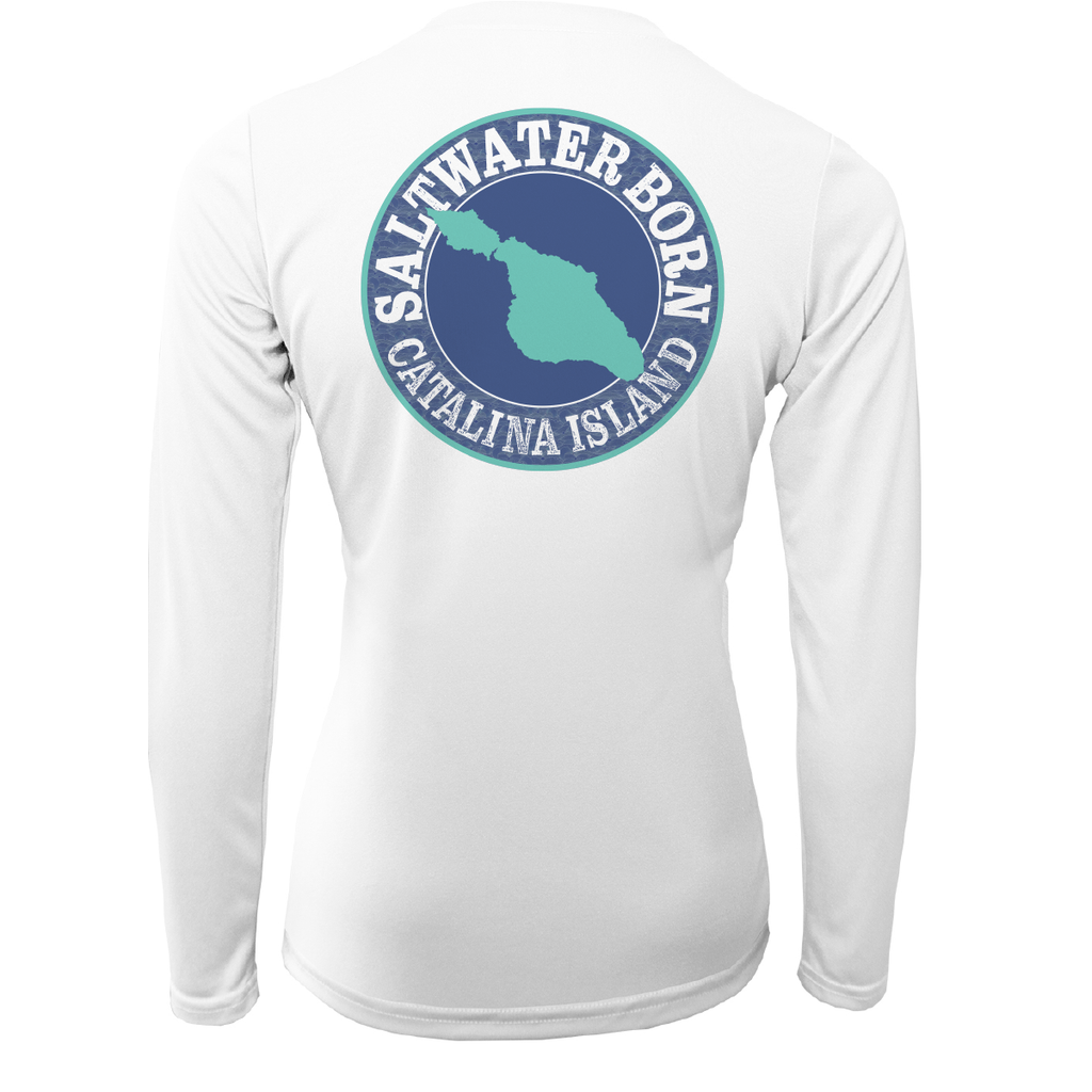 Catalina Island "Saltwater Heals Everything" Long Sleeve UPF 50+ Dry-Fit Shirt