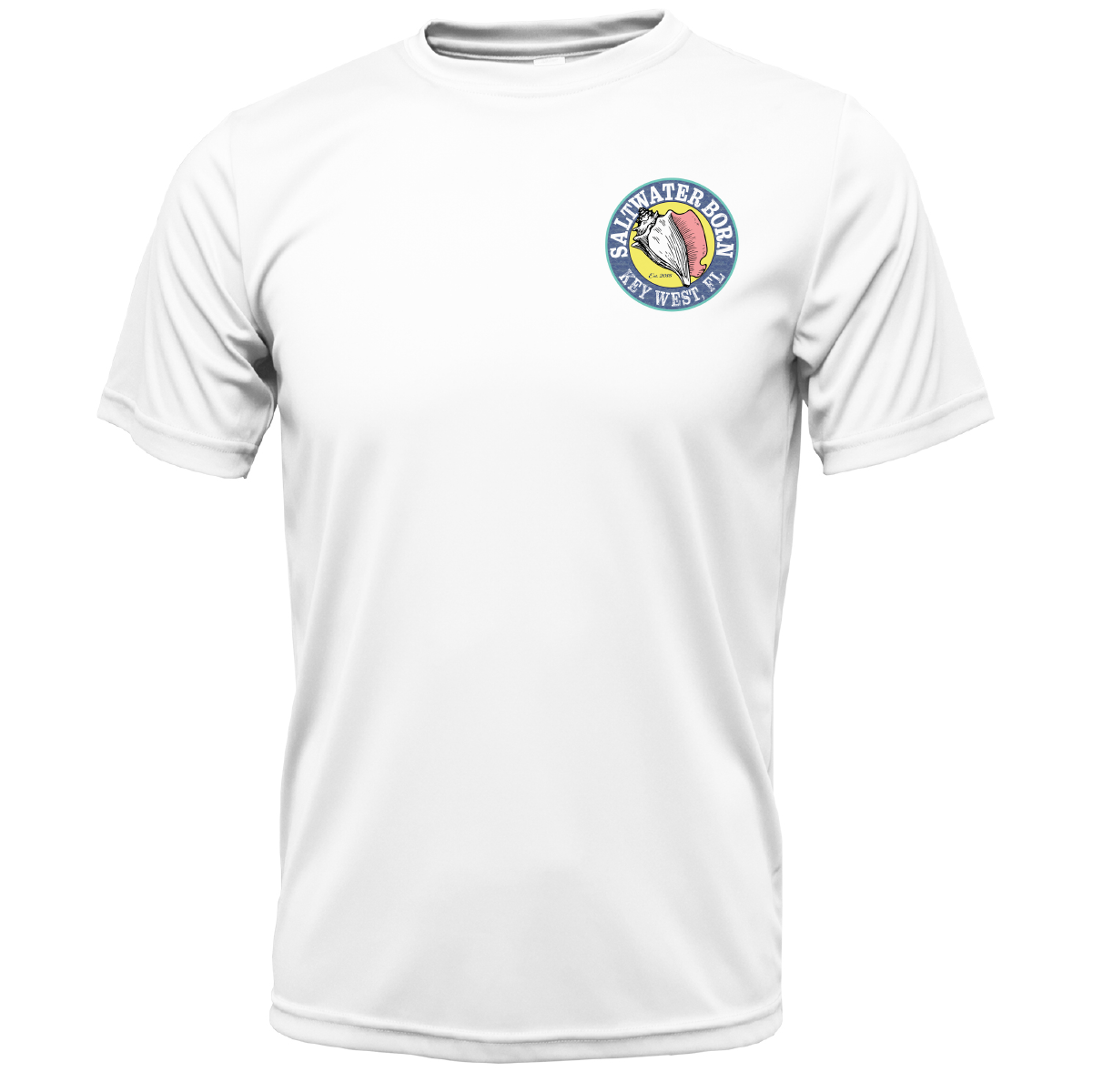 Key West, FL "All For Rum and Rum For All" Men's Short Sleeve UPF 50+ Dry-Fit Shirt
