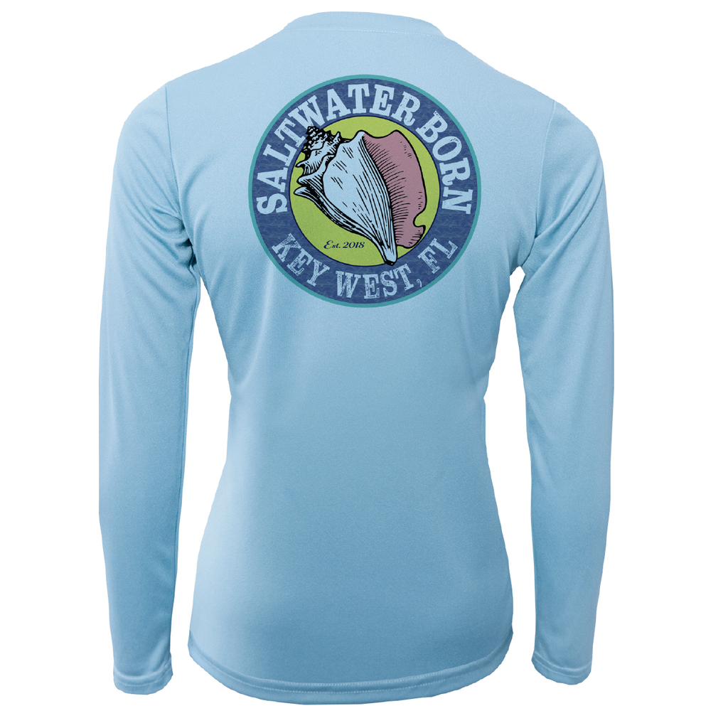 Key West Horseshoe Crab Women's Long Sleeve UPF 50+ Dry-Fit Shirt