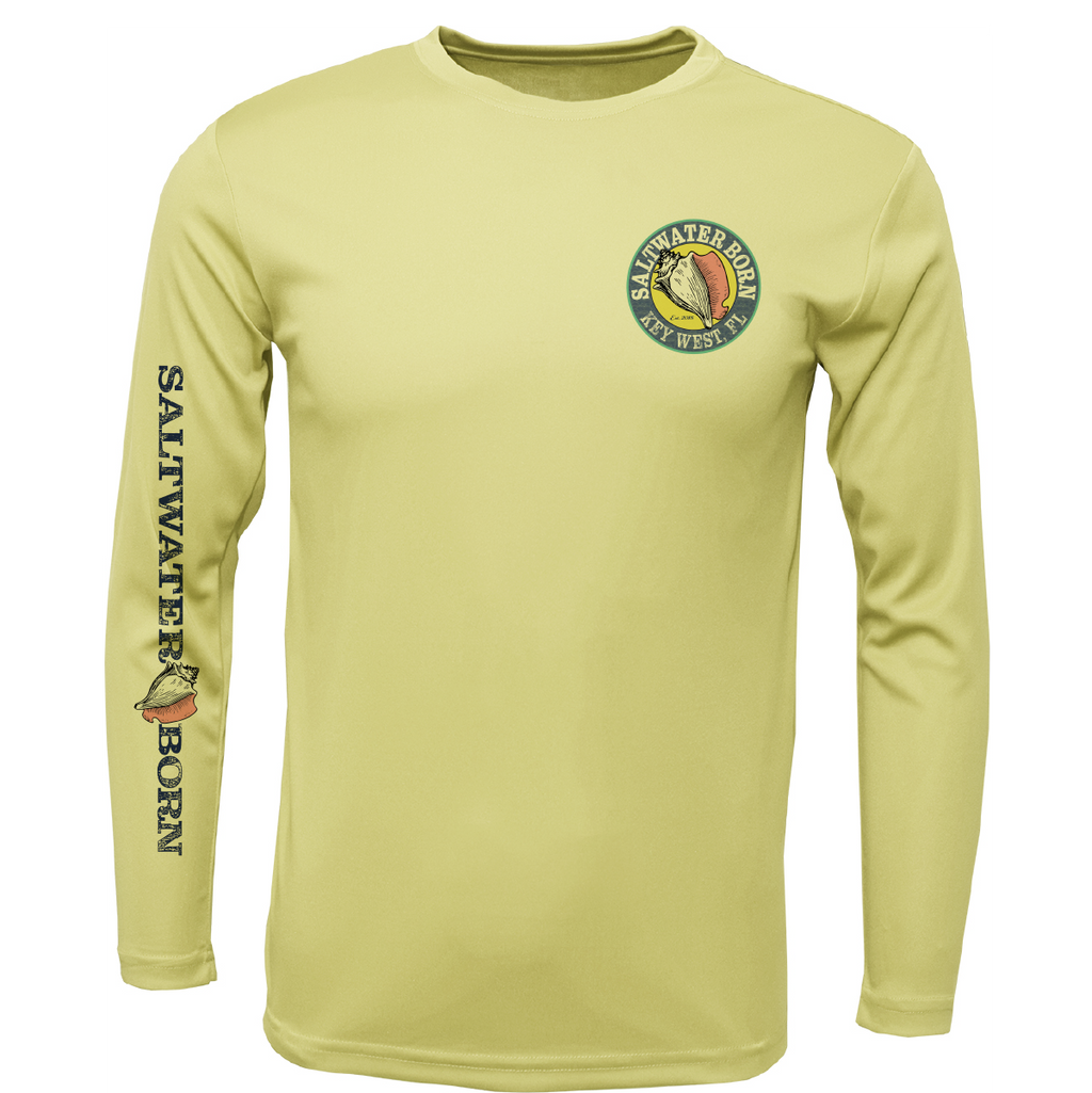 Key West, FL Jumbo Shrimp Long Sleeve UPF 50+ Dry-Fit Shirt